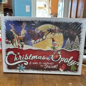 Festive Christmas-Opoly Board Game